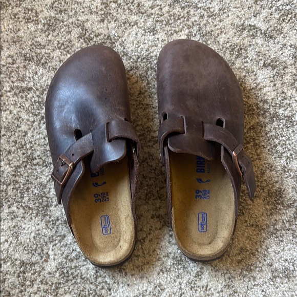 Birkenstock Clog Oil/Suede Brown Clog Mule NWOT - Picture 1 of 4